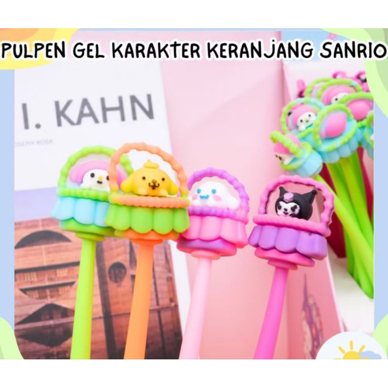 

Pulpen Gel Karakter Keranjang Sanrio Random