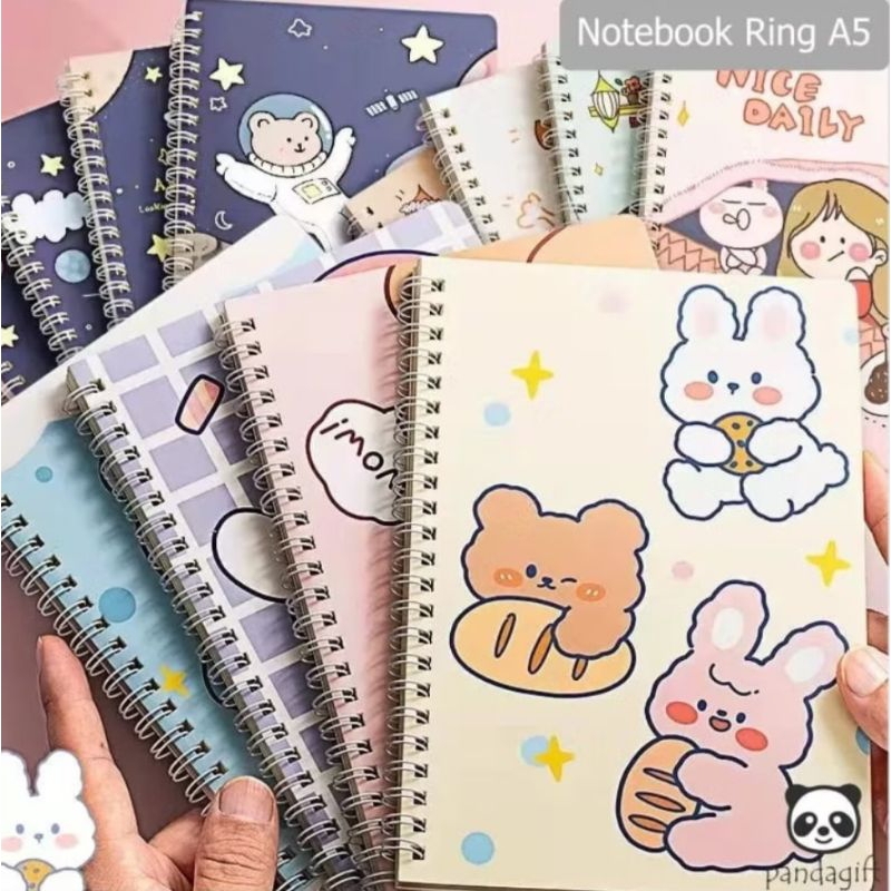 

Buku Tulis Ring A5 Isi 60 Lembar Karakter Random