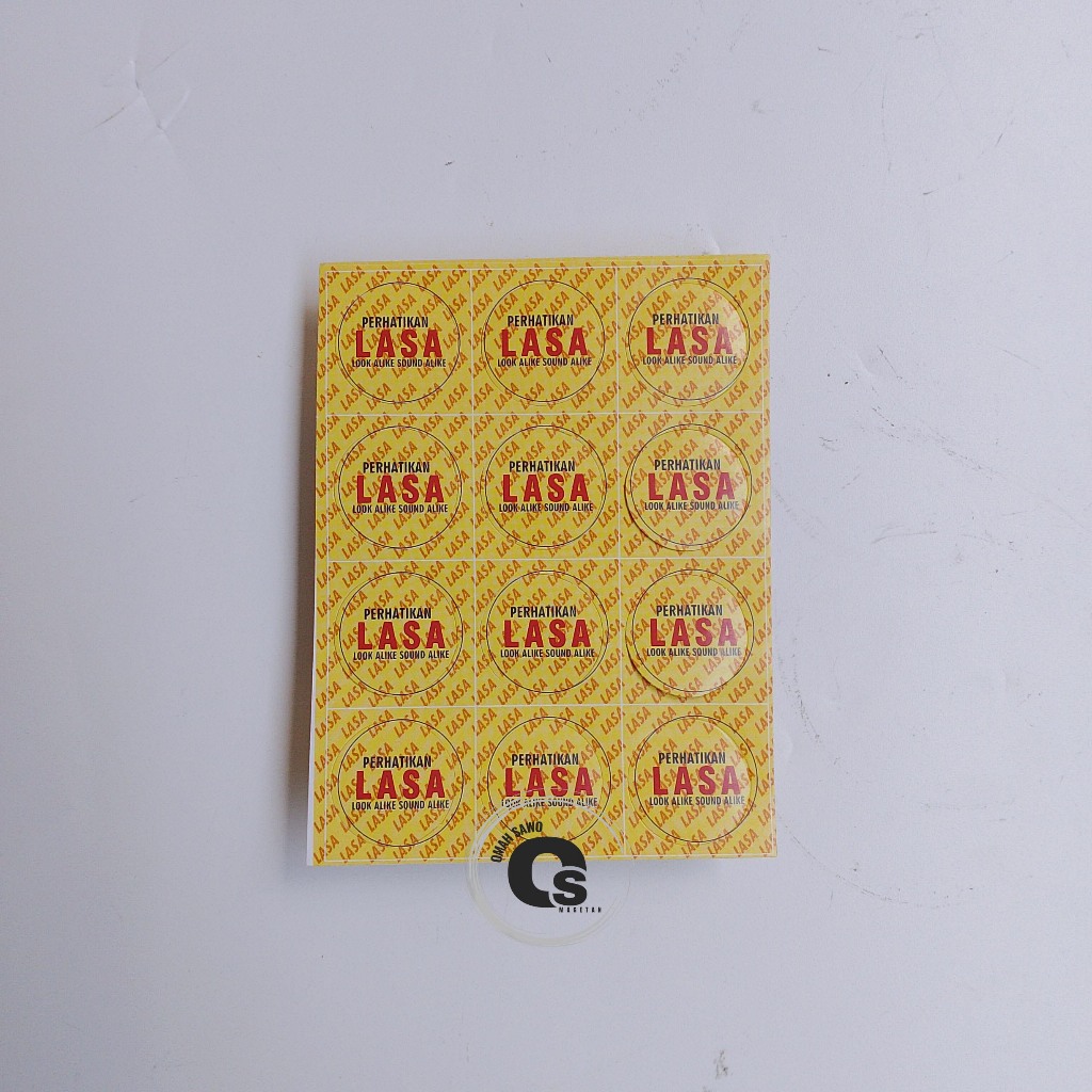 

Stiker LASA Cutting - Stiker Drugs Color Code - Farmasi