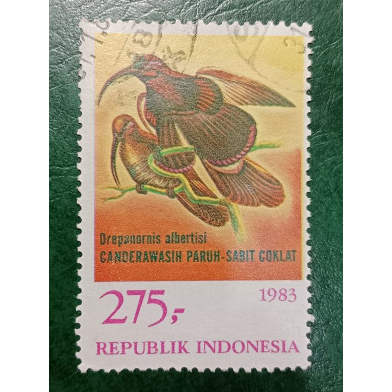 

Prangko Indonesia Rp 275 Burung Cendrawasih Tahun 1983 USED