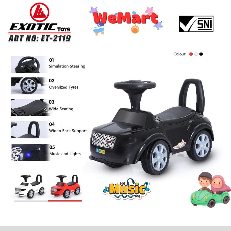 EXOTIC TOYS ET-2119 RIDE ON MOBIL MOBILAN ANAK