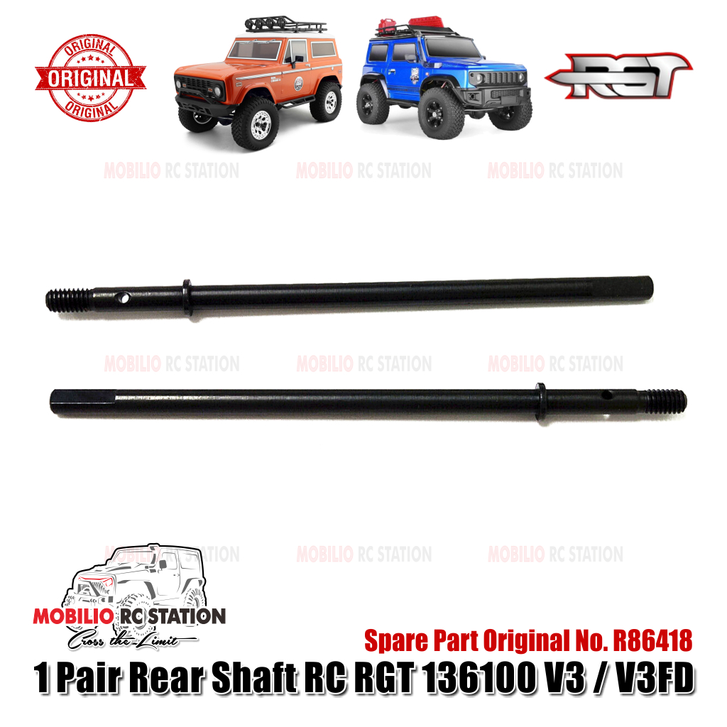 Sparepart Rear Shaft Original R86418 RC RGT 136100V3 Jimny 136100V3 FD
