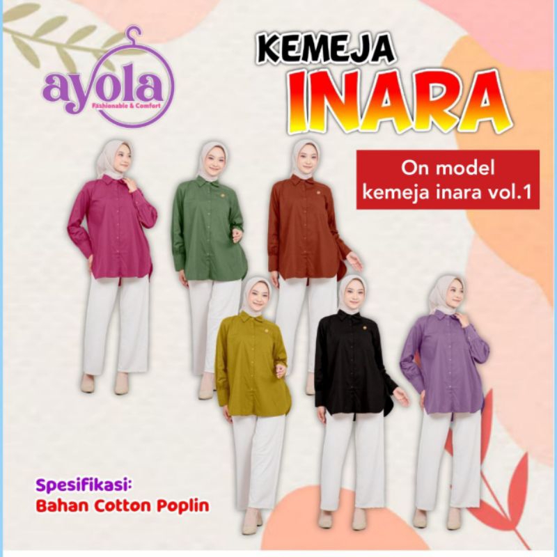 PO ‼️ Pre Order | KEMEJA INARA vol.2 by AYOLA
