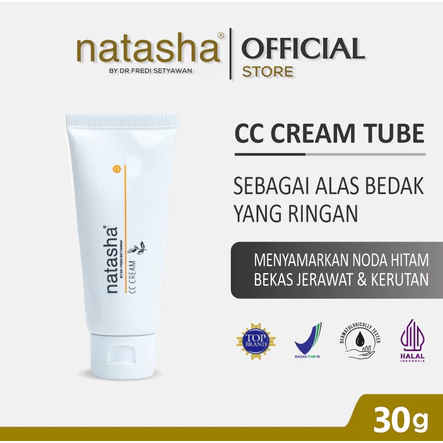 NATASHA SKINCARE MAGIC CC CREAM / ALAS BEDAK / FOUNDATION Tube - Foundation, Alas bedak flawless
