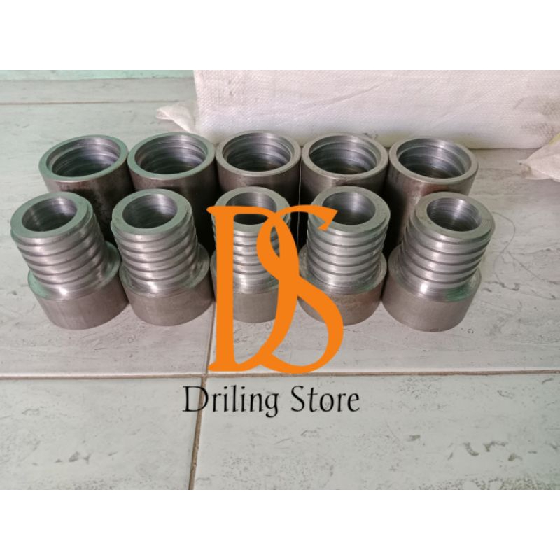 sokdrat sambungan pipa bor /sok drat 1 ½ inc/sambungan pipa bor/soket