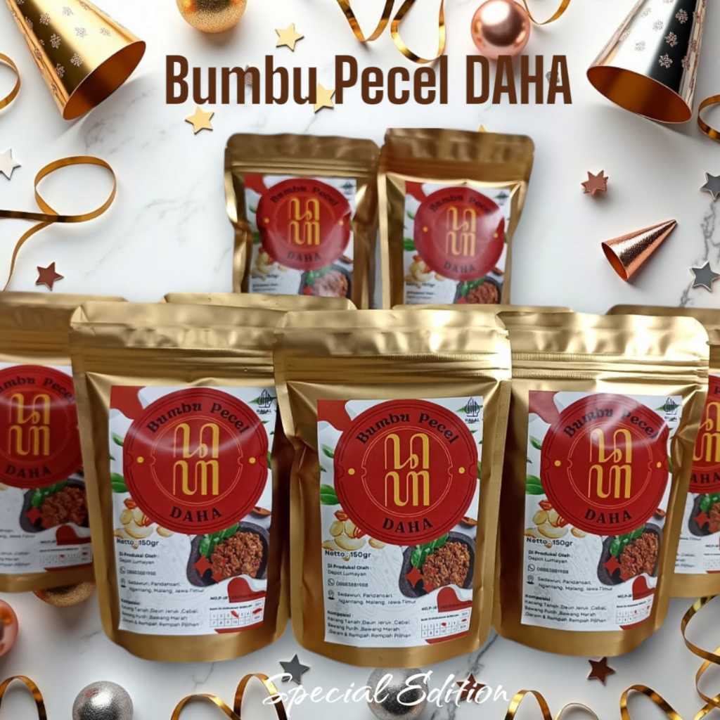 

Bumbu Pecel DAHA 150gr Special edition
