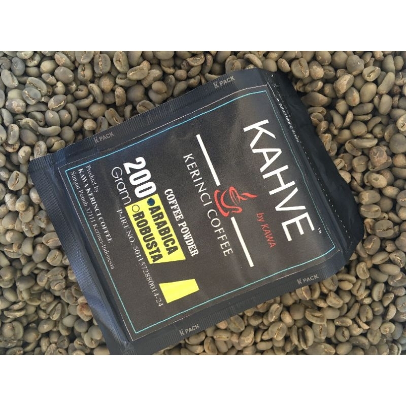 

Kopi Bubuk Murni "KAHVE" Arabika asli Kerinci 200grm