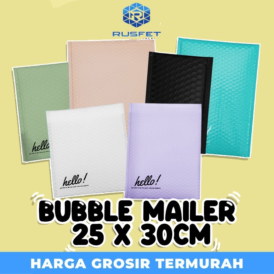 

Amplop Bubble Mailer 25x30cm All Varian Satuan