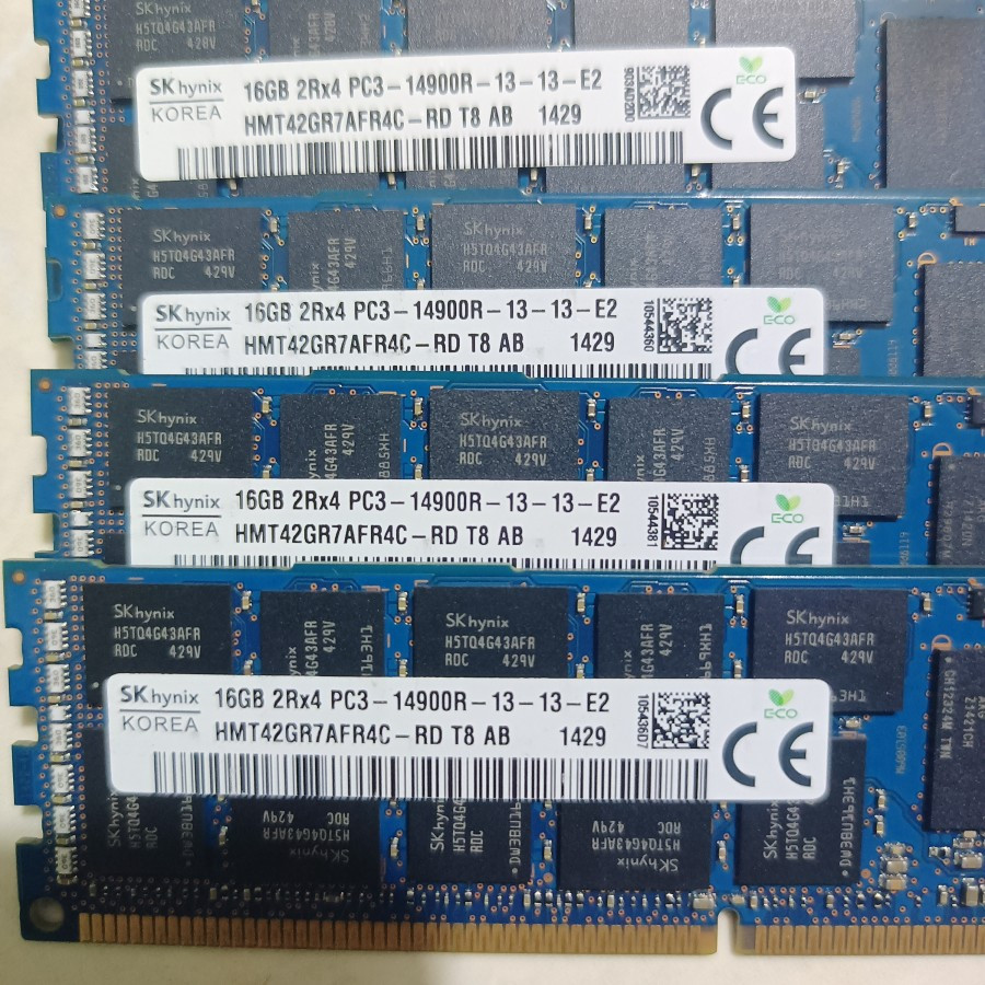16GB ram ecc register ddr3 pc3 14900R Bergaransi
