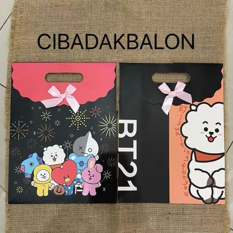 

Paper Bag BT21 / Paper Bag Besar / Kantong Kado