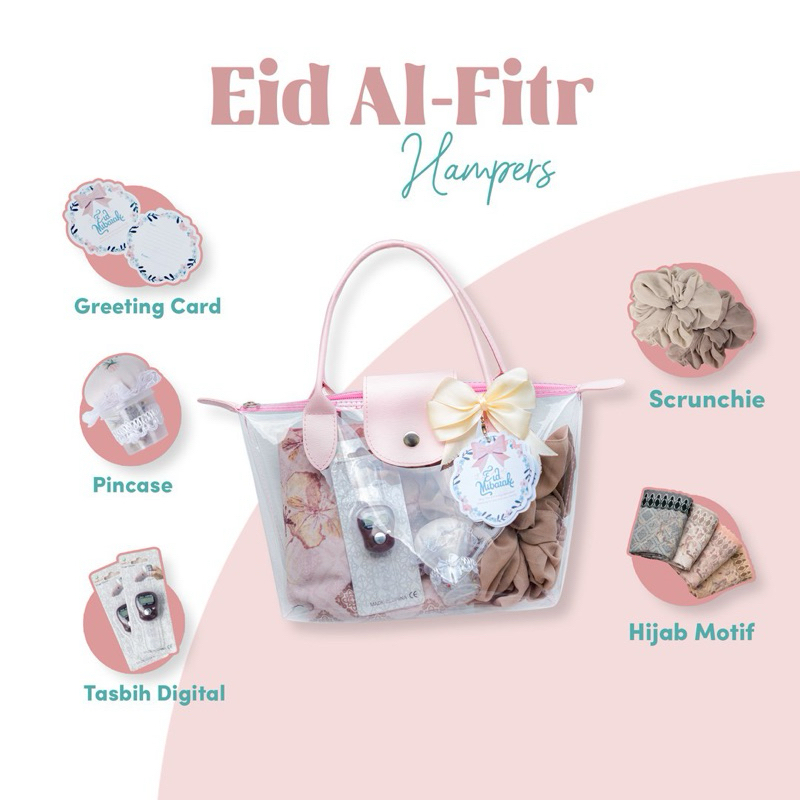 

hampers hari raya/hampers tas/hampers elegan/hampers hijab/hampers hijab motif/hampers premium/hampers voal motif/hampers bella square/hampers lebaran/hampers lebaran/hampers eid