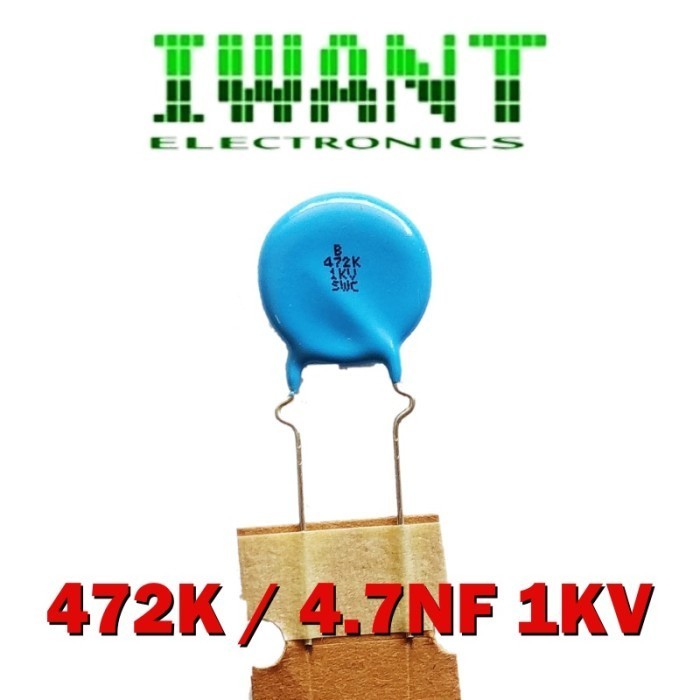 472 1KV VARISTOR CAPASITOR 472K 1KV KAPASITOR KERAMIK 4N7 1000 VOLT 4.7nF