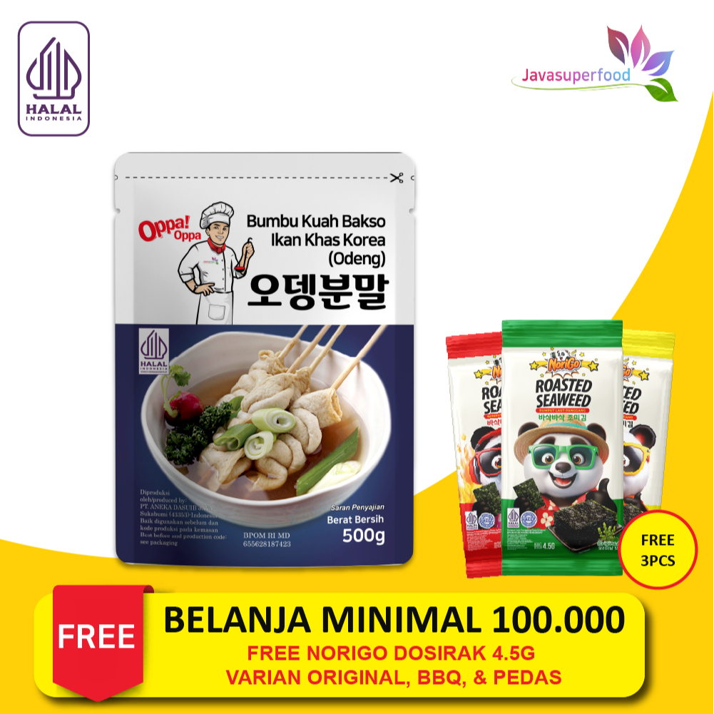 

Bumbu Saus kuah Soup Oden Odeng Eomuk Fish Cake Bakso 500g