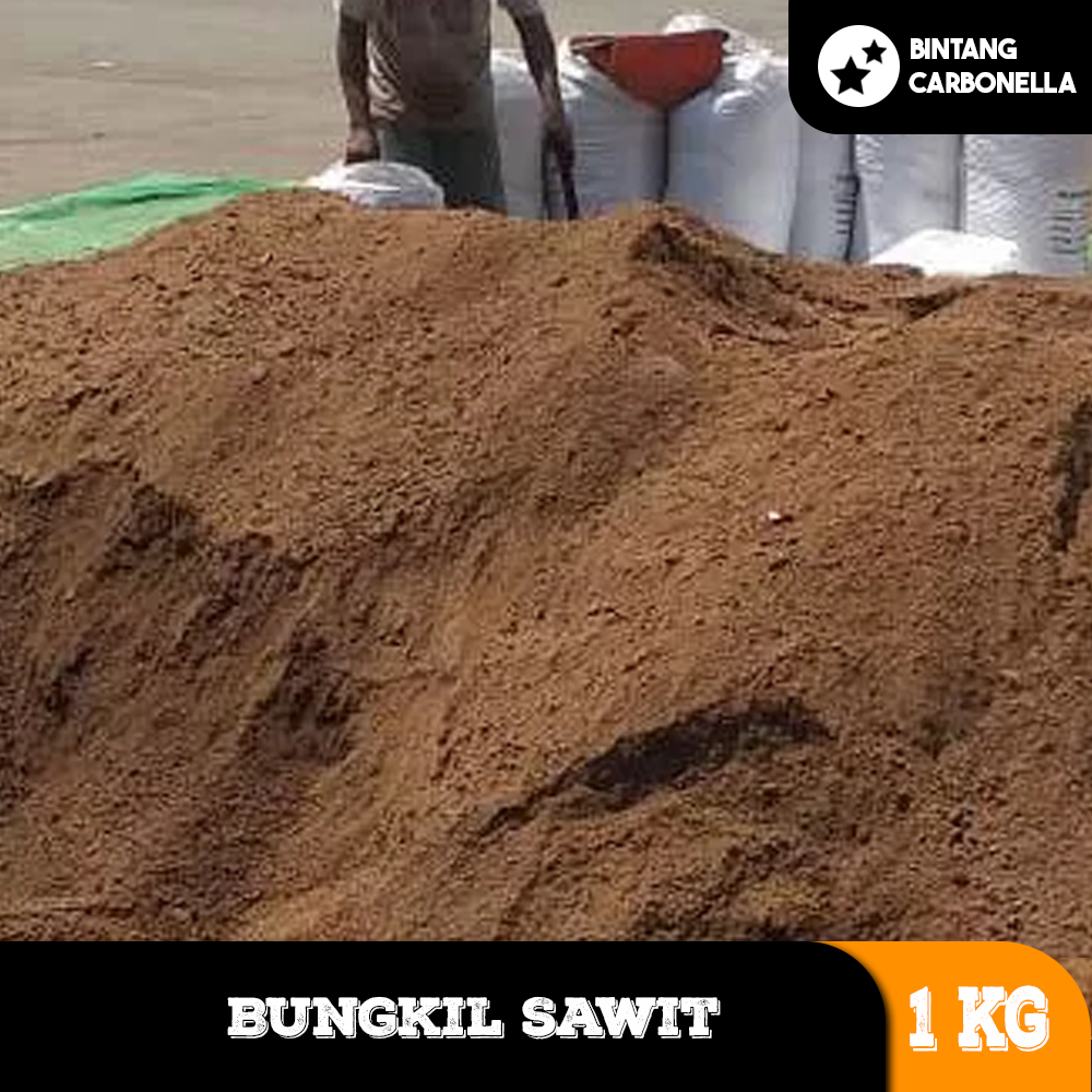 Bintang Carbonella Bungkil Sawit 1 KG Pakan ternak, Pupuk Organik