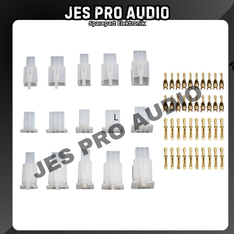 Socket 2 - 9 Pin Kecil + Skun / Soket Motor / Konektor /Kabel Motor