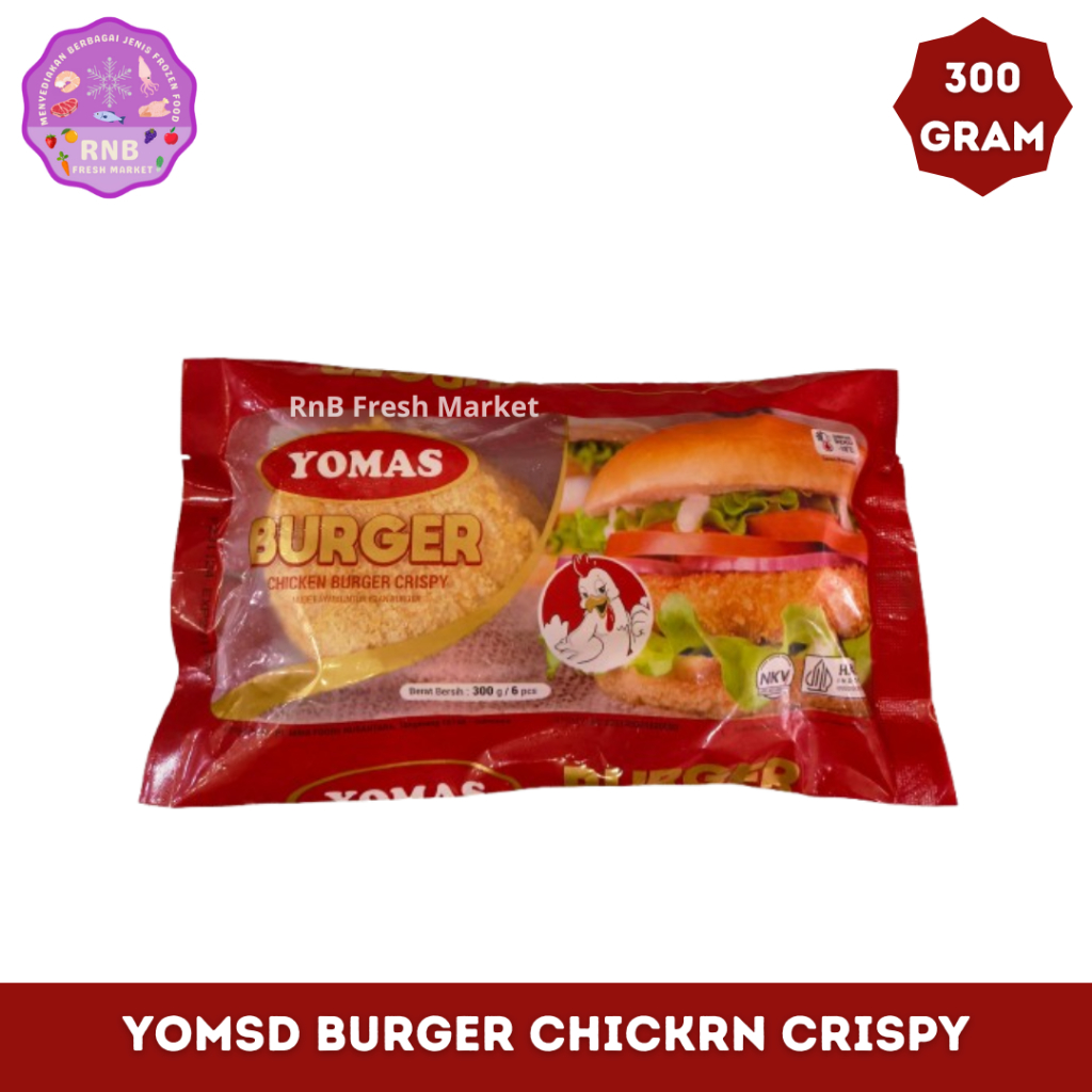 

Yomas Burger Chicken Crispy Netto 300