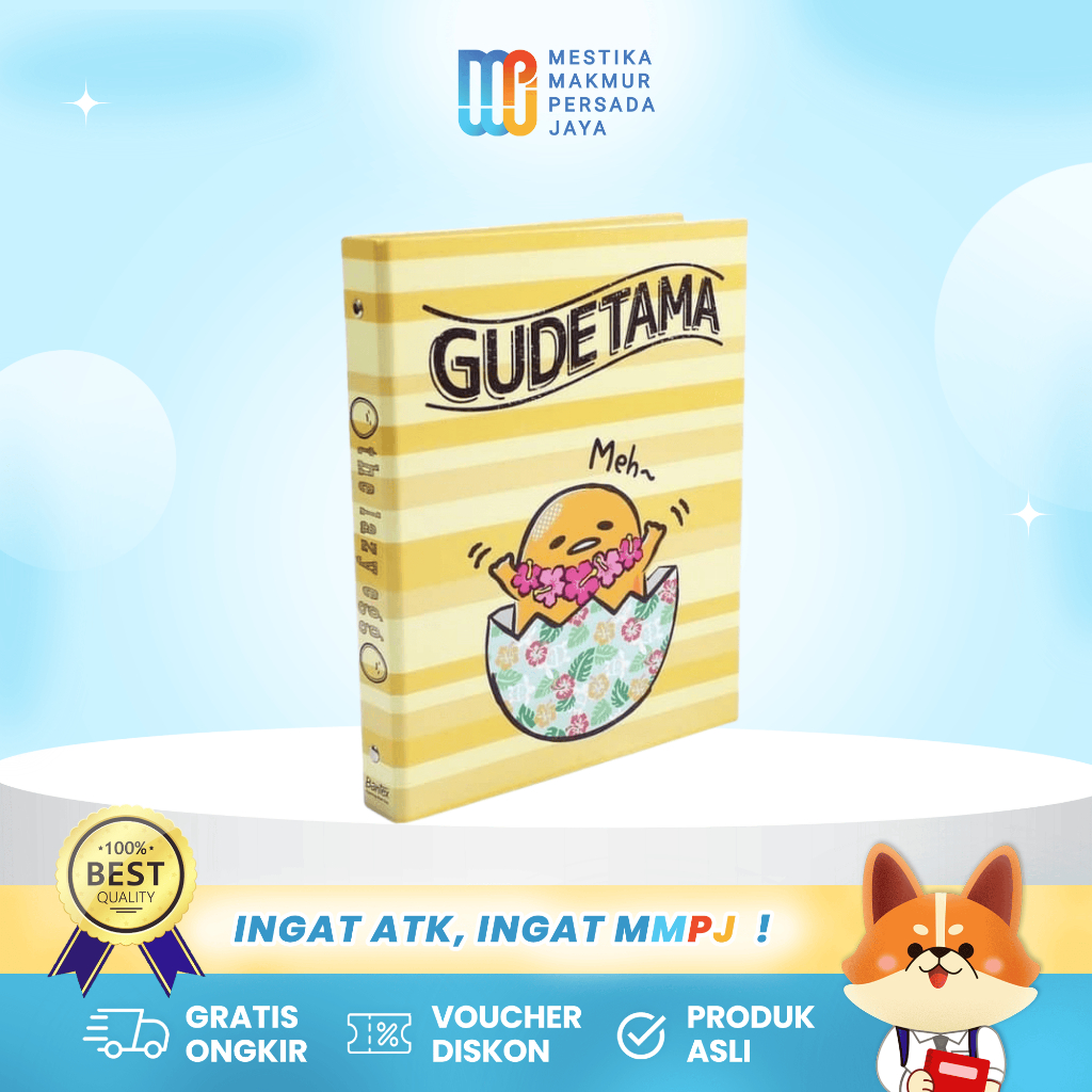 

Bantex Binder Kuliah A5 B5 - Motif Gudetama Aesthetic