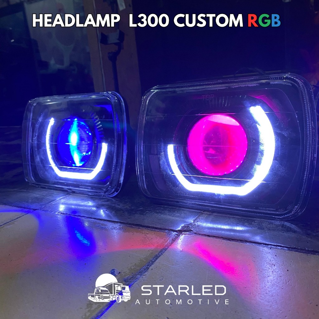 Headlamp Custom L300 Biled Set Headlamp L300 Headlamp Custom L300 Biled Set Headlamp L300 Custom RGB