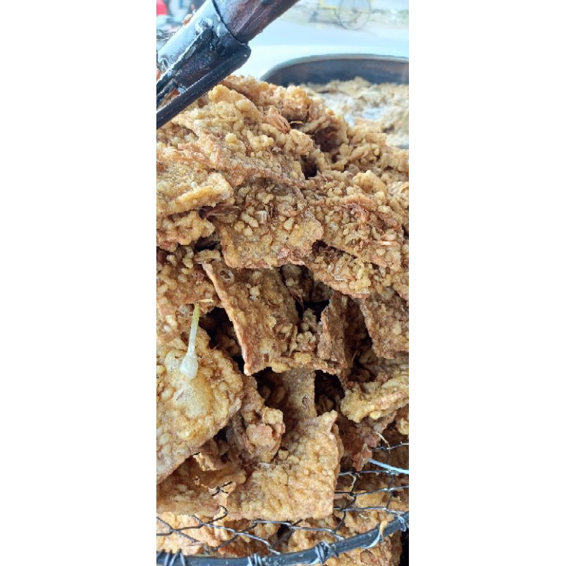 

Keripik tempe ayam bawang