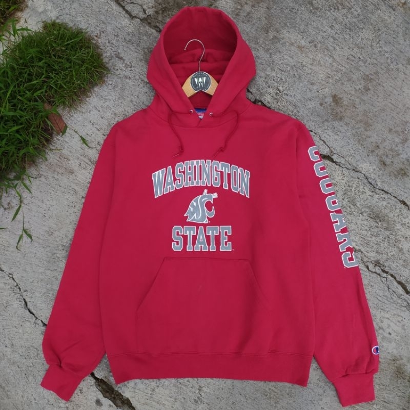 HOODIE CHAMPION WASHINGTON MERAH / HD CHAMPION MERAH