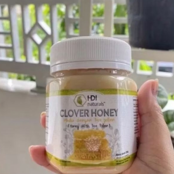 

Clover honey 250gr exp 2028 + sendok kayu