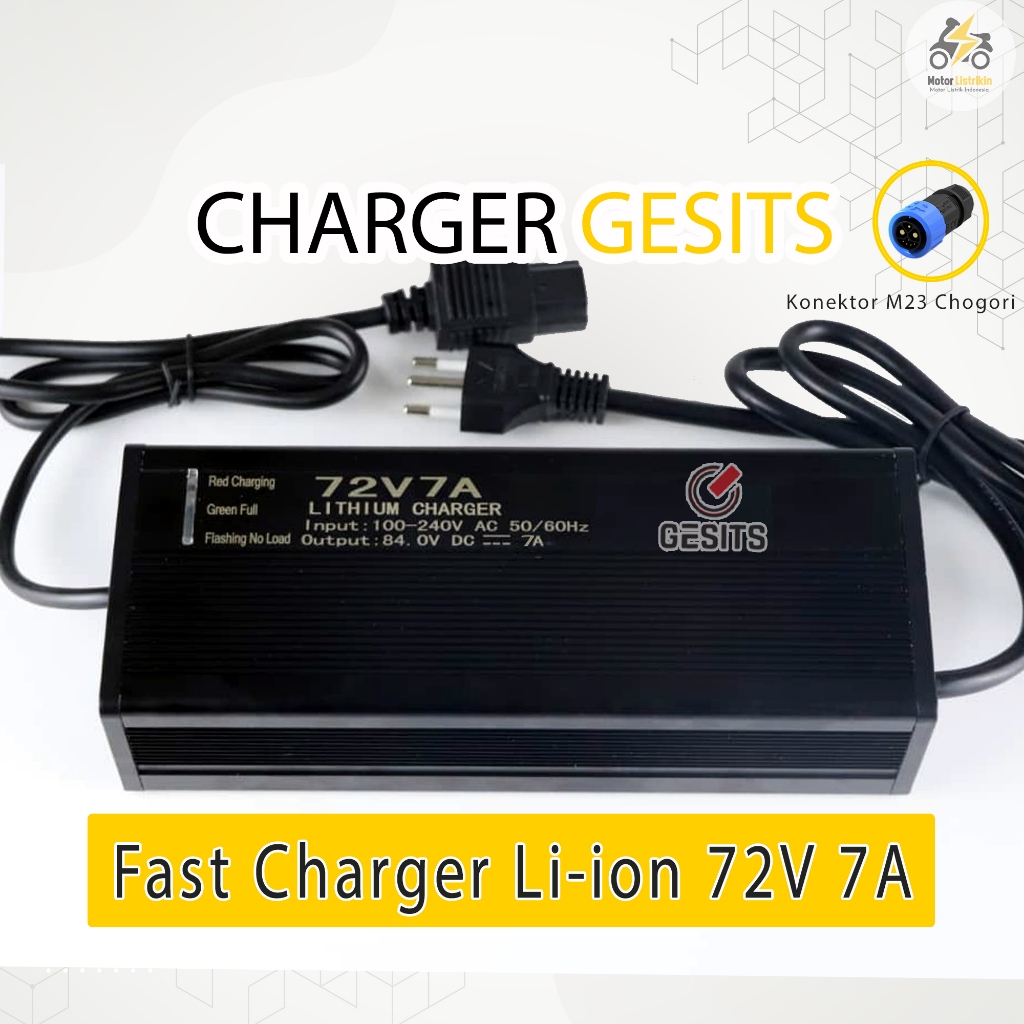 Charger Motor Listrik Gesits Fast Charging