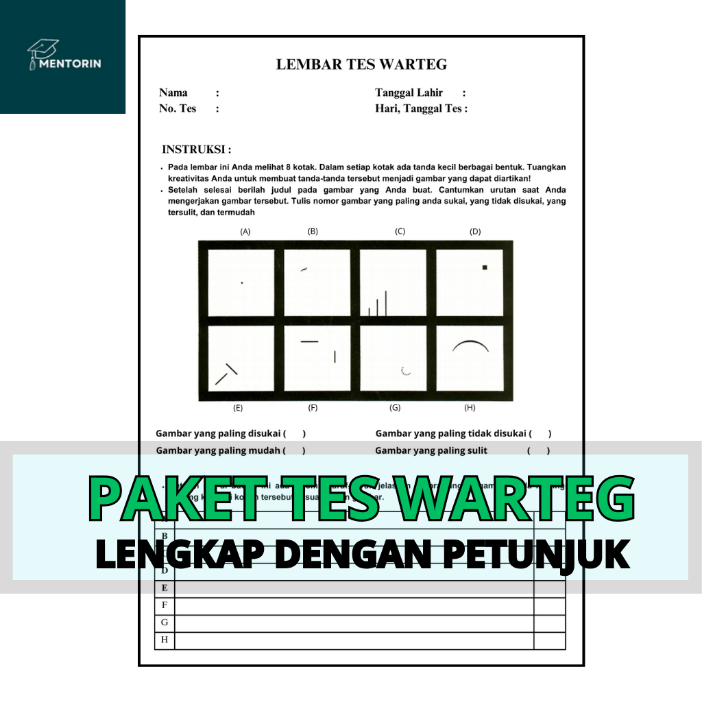 

Lembar Warteg Psikotes