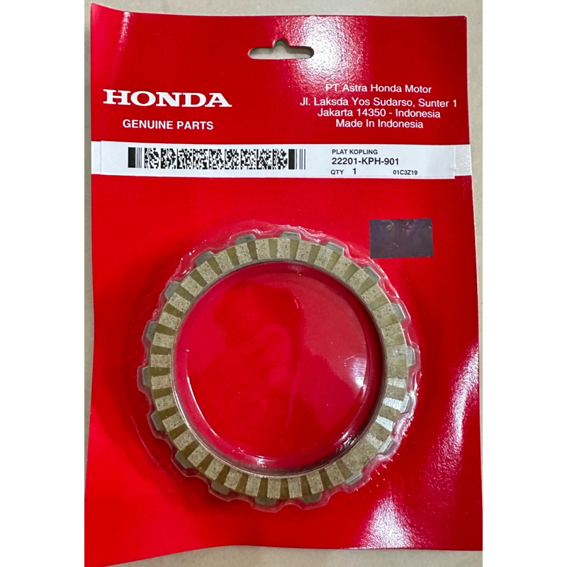plat kopling kampas kopling karisma 22201-KPH-901 AHM ORI