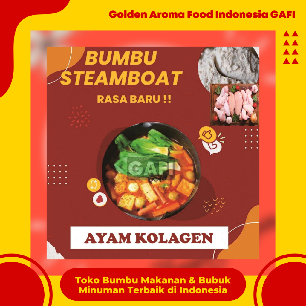 

Bumbu Bubuk Kuah Rasa Ayam Kolagen 1 Kg Bubuk Collagen Chicken Kuah Tofu Tabur Makanan Kering 1 Kg Premium Instan Kiloan Halal buat Aneka Rasa Makanan Odeng Tekwan Bakwan Siomay Sop Tofu GAFI