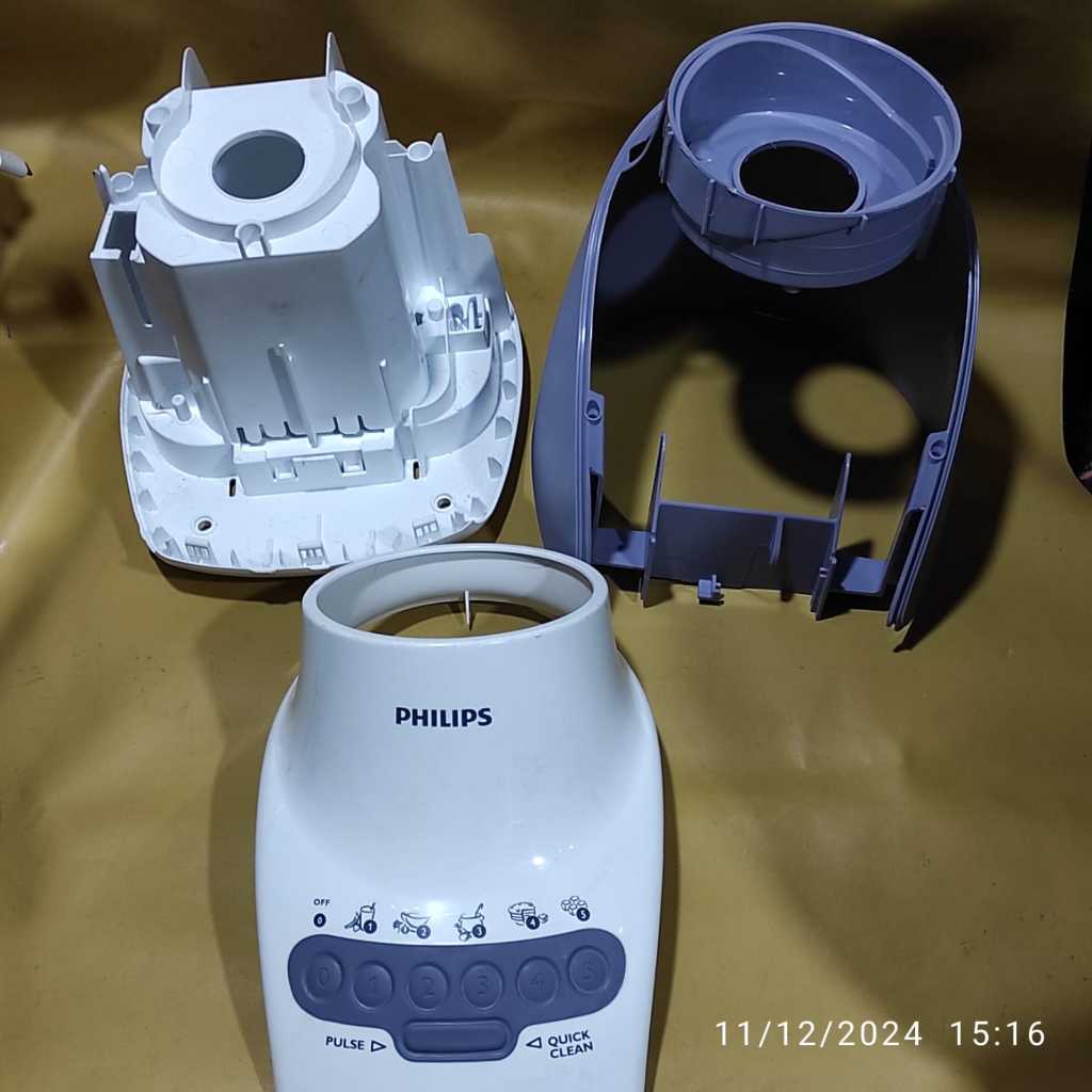 (SET) HOUSING CASE BODY CASING PHILIPS BLENDER HR2115 HR2116 HR 2115 2116 ORIGINAL