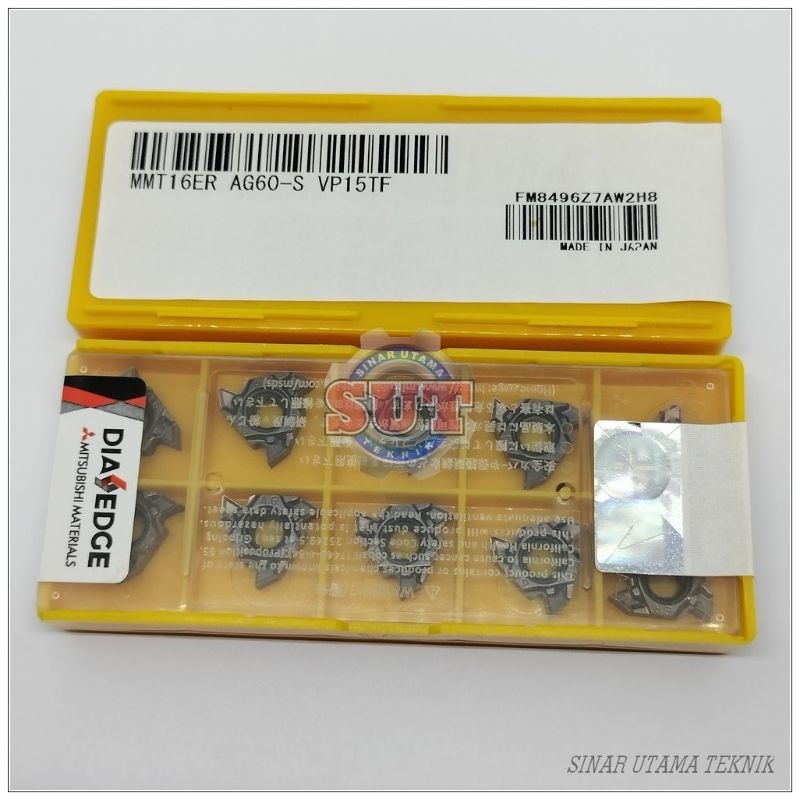 MMT 16ER AG60 ISO insert ulir 16ER insert drat luar 16 ER pisau drat luar