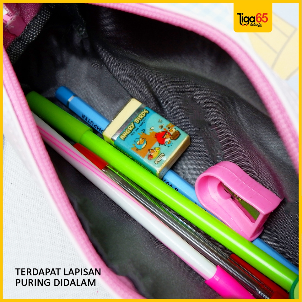 

Tempat Pensil Punch Karakter Kuromi Cinnamorol My Melody Peony / Pensil Bag 223-041 RB9