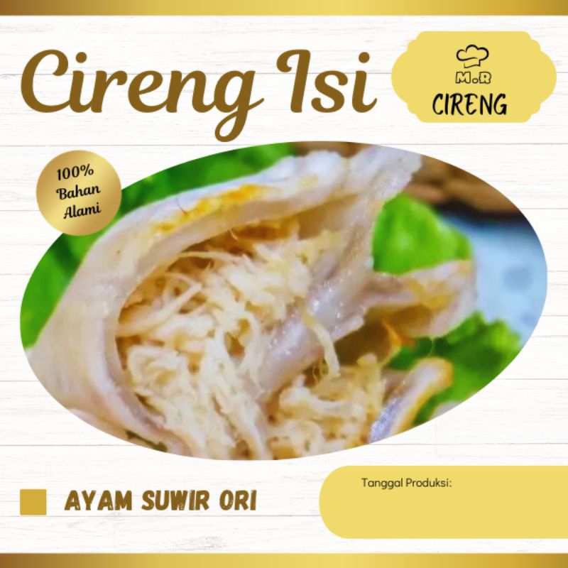 

CIRENG ISI AYAM SUWIR ORIGINAL ( TIDAK PEDAS ) isi 10 pcs