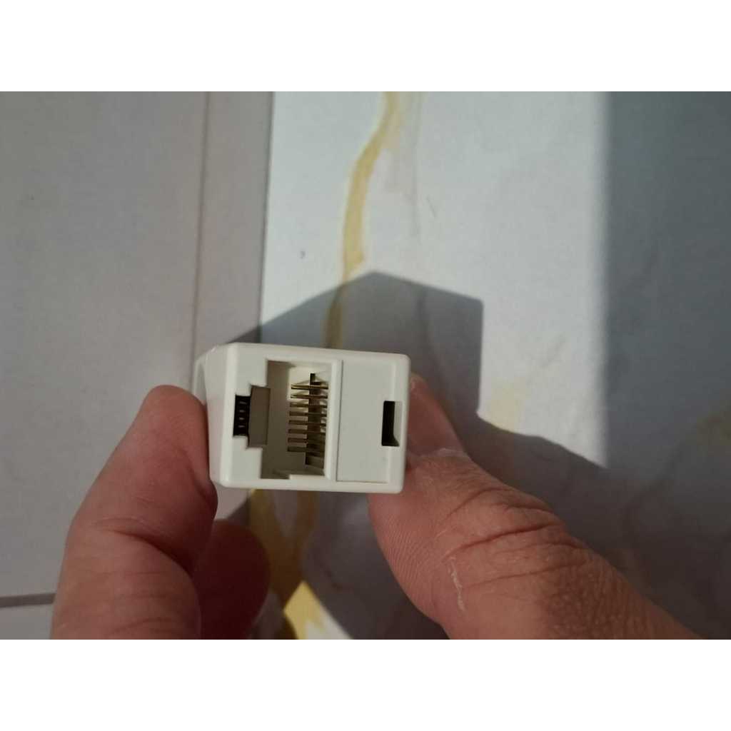 Barel 1 ke 1 / Sambungan RJ45 Barel UTP / Konektor RJ45 / Sambungan Kabel LAN / Sambungan LAN 1-1 / 