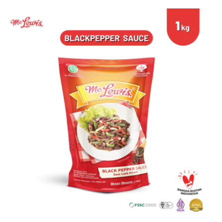 

Saus Blackpepper 1 Kg Mc. Lewis - Jihaan's Food Medan