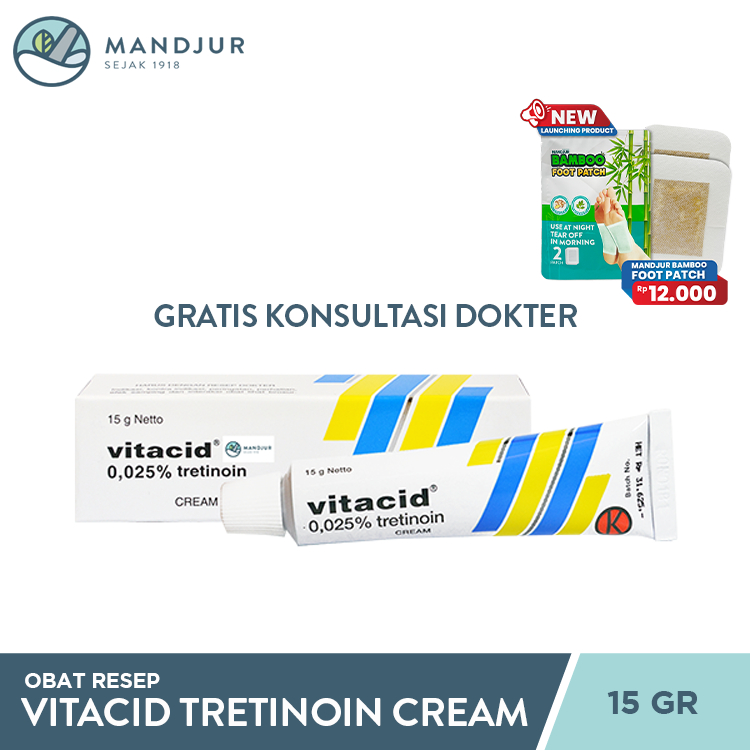 Vitacid Tretinoin Cream 0.025 %