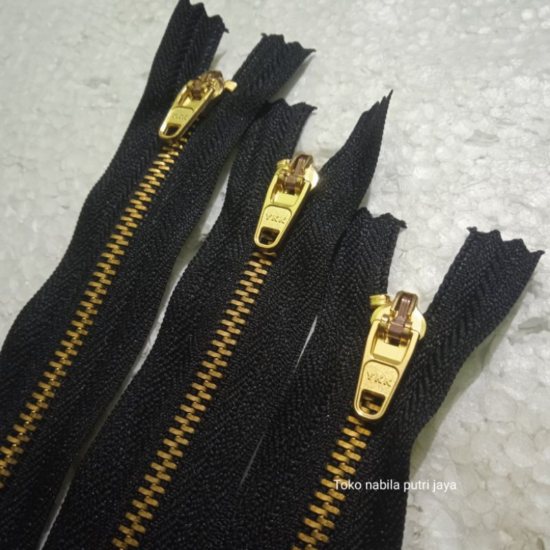12 pcs - Resleting levis ykk, resleting celana jeans 6 inch