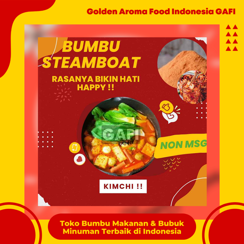 

BUMBU SUKI INSTAN Kimchi NON MSG 1 Kg Steamboat Shabu Hotpot Bumbu Instant Tomyum Rasa Kimchi Suki Steamboat Ramen Bakso Miso Bubuk Steamboot Sukiyaki Grill Bakar Instant Gafi Bumbu Instan