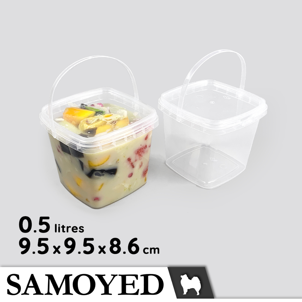 SAMOYED STBX-KC-095 Tempat / Kotak / Ember Plastik Penyimpanan Serba Guna / Food Grade Plastic Stora