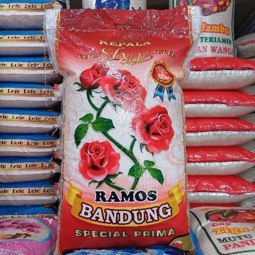 

Beras ramos bandung 25kg pulen enak premium