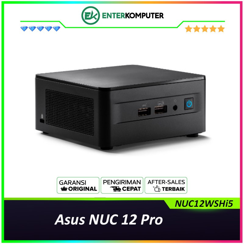 Mini PC Asus NUC 12 Pro NUC12WSHi5 (Barebone)