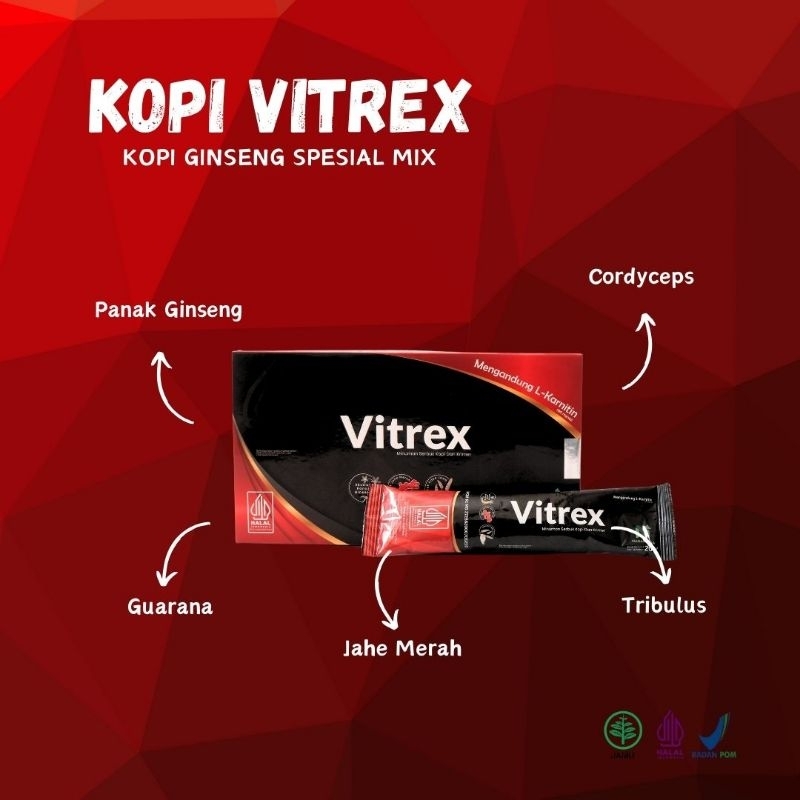 

Kopi Ginseng Vitrex Spesial Mix Coffee