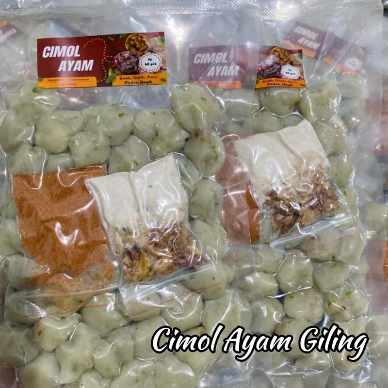 

Cimol Ayam Khas Tasik Siap Goreng Free Bumbu