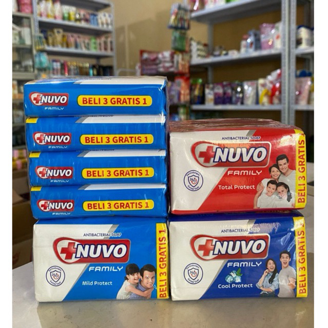 SABUN BATANG NUVO 110GR BANDED 4PCS