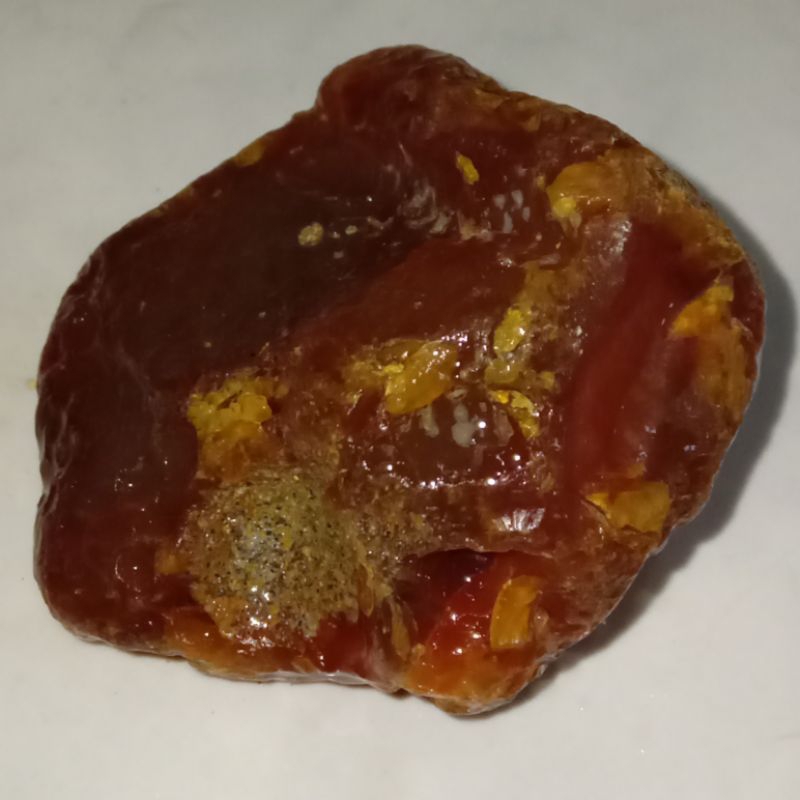 Original Batu Permata Bacan Obi Golden Kristal Giwang Asli Maluku