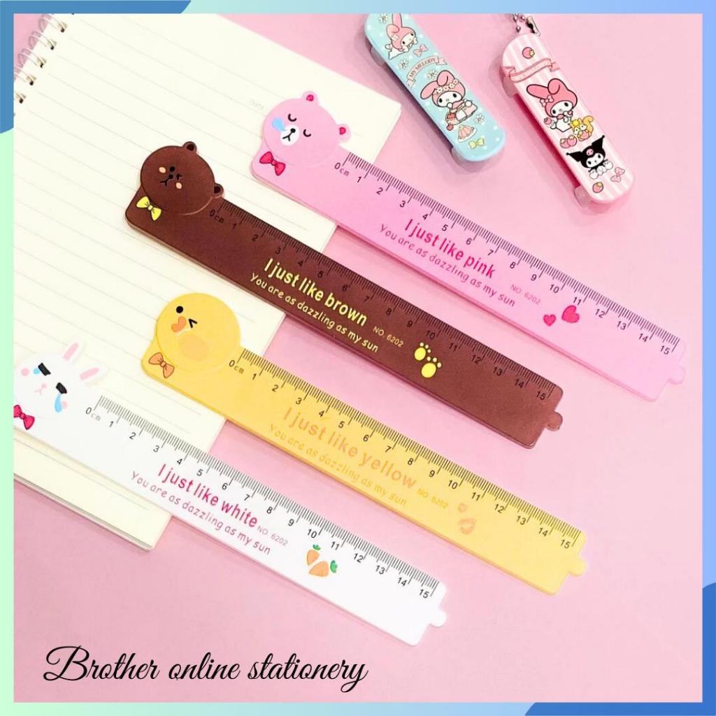 

BOS Penggaris Ruler 15 cm/Ruler Bentuk/Garisan Gambar/Penggaris Lucu