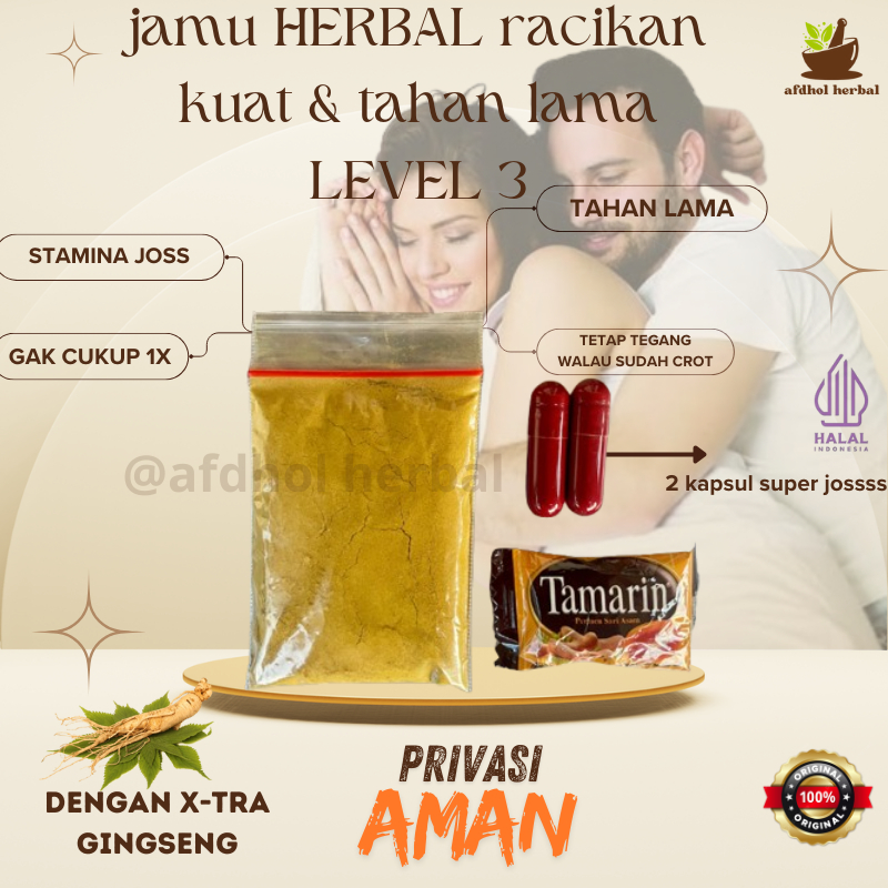 

jamu kuat perkasa seduh komplit level 3