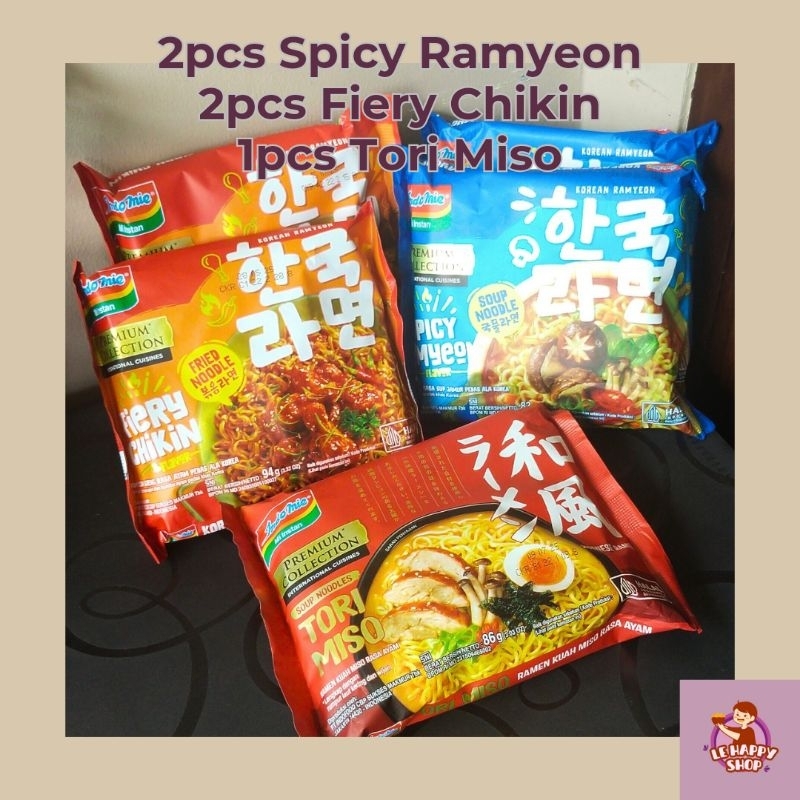 

[Paket isi 5] Indomie Premium Collection Korean & Japanese