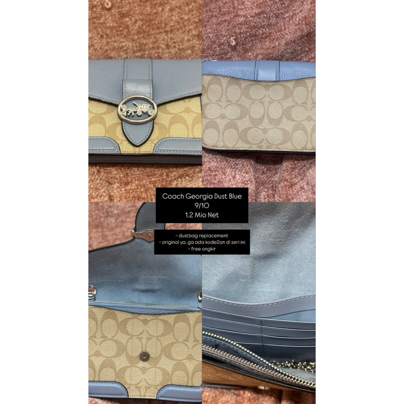 Coach Georgia Marble Blue