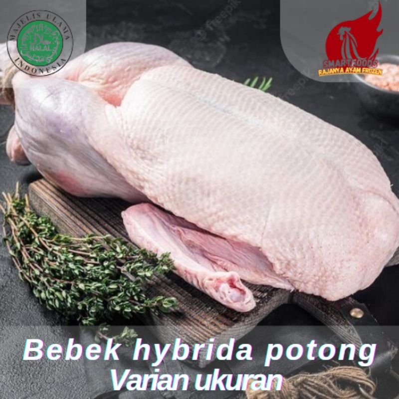 

bebek potong hybrida Frozen UK. 1,2 - 1,8 kg utuh